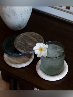Aegean Marble Coasters - Set of 4